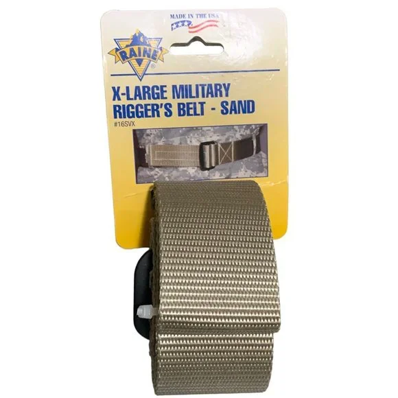 New Raine X-Large Military Rigger’s Belt - Sand #16SVX - Picture 1 of 2